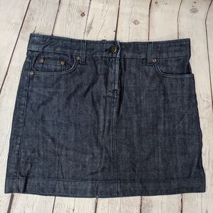 J. Crew Denim Mini Skirt